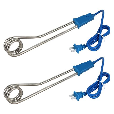 2-Pack Immersion Water Heater, 1500W 110V Portable Submersible Electric Heater for Bathtub, Inflatable Pool, Camping and Home Use, Blue in Kuwait