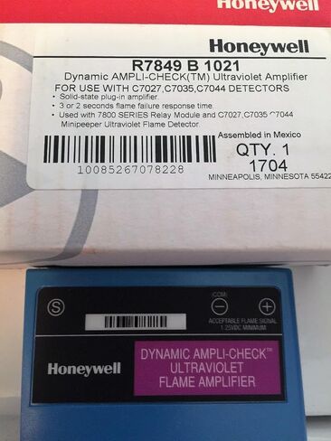 1- شركة هانيويل R7849 B 1021 مضخم إشارة اللهب R7849B1021 الأشعة فوق البنفسجية الديناميكية in Kuwait