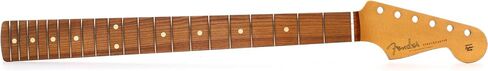 Fender Road Worn 60s Stratocaster Neck، شكل C، 21 قطعة طويلة عتيقة، لوحة أصابع Pau Ferro in Kuwait