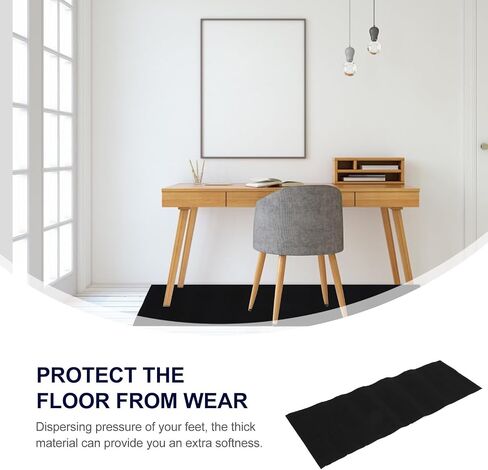 ibasenice Self-Adhesive Floor Mat Non-Slip Ground Mat for Entrances and Doorways with PVC Material and Non-Skid Backing, Pressure Dispersing Decorative Rug for Office and Home Use in Kuwait
