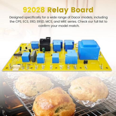 92028 Relay Board Replacement Parts Compatible with Dacor Range Oven Replace DE81-09179A 82127 82995 740533 AP3851203 Range Oven Microwave Stove PCB Relay Power Control Board in Kuwait