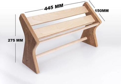 2-Tier Wooden Synthesizer Stand, Desktop Second Level Stand for Synths & Pedalboards, Ergonomic Music Studio Equipment Holder in Saudi Arabia
