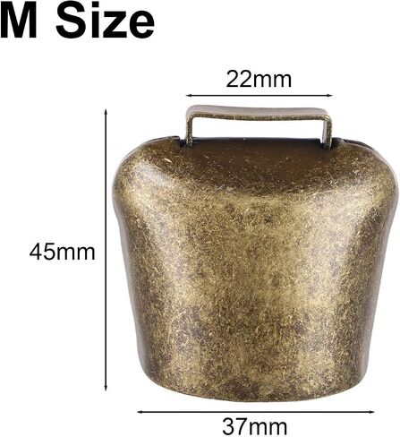 Copper Sheep and Cow Bells Reliable Loud Sound for Grazing and Herding Needs (Medium Bronze) in Kuwait