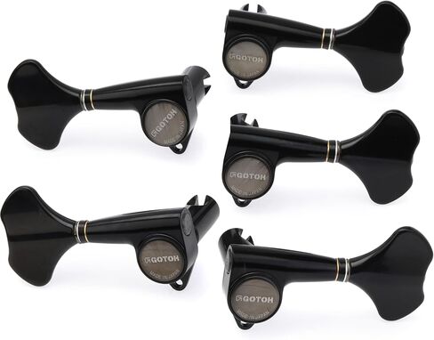 موالف جهير Gotoh GB707 - 5 سلاسل، 3 يسار 2 يمين، أسود in Kuwait