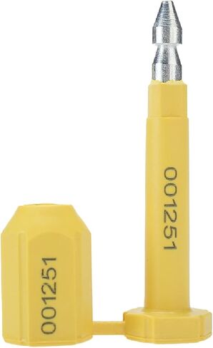 YaeMarine 100-Pack Bolt Seal Shipping Seal with Print Progressive Numbering for Cargo Containers and Truck Trailers, Cargo Container Seals in Kuwait