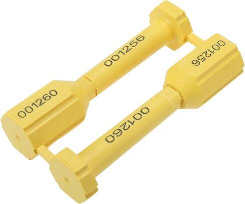 YaeMarine 100-Pack Bolt Seal Shipping Seal with Print Progressive Numbering for Cargo Containers and Truck Trailers, Cargo Container Seals in Kuwait
