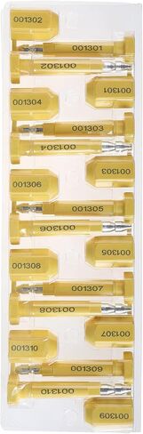 YaeMarine 100-Pack Bolt Seal Shipping Seal with Print Progressive Numbering for Cargo Containers and Truck Trailers, Cargo Container Seals in Kuwait