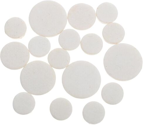Gadpiparty 17pcs Clarinet Pads, Clarinet Pads Replacement Kit, Woodwind Instrument Cushions for Repair and Maintenance in Saudi Arabia