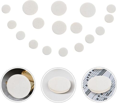 Gadpiparty 17pcs Clarinet Pads, Clarinet Pads Replacement Kit, Woodwind Instrument Cushions for Repair and Maintenance in Saudi Arabia