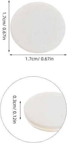 Gadpiparty 17pcs Clarinet Pads, Clarinet Pads Replacement Kit, Woodwind Instrument Cushions for Repair and Maintenance in Saudi Arabia