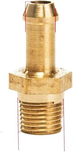 Brass Compression Fitting 1/8 Inch Compatible With Turbocharger Compressor in Kuwait