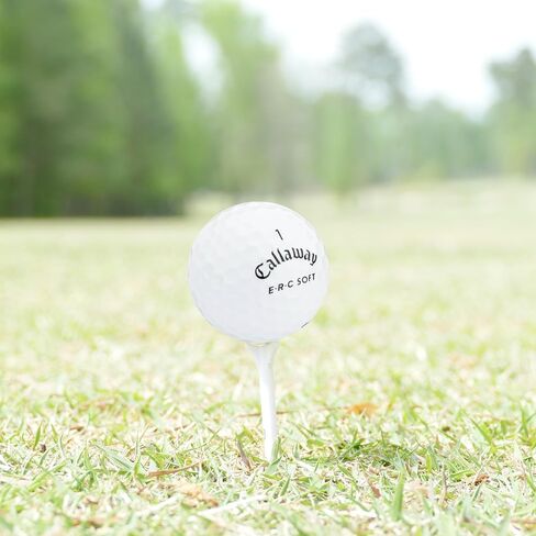 48 كرة جولف مستعملة - معاد تدويرها لمزيج Callaway Triple Track - حالة جيدة - تتضمن حقيبة شبكية - كرات جولف مستدامة وصديقة للميزانية - بيضاء in Kuwait