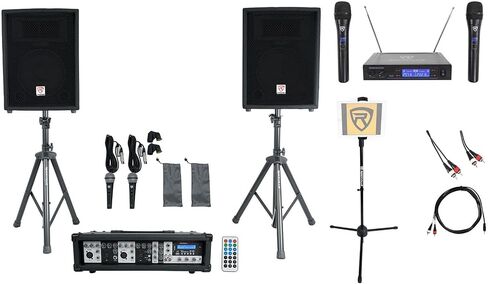 Rockville Dual 10" Android /iphone/ipad/Laptop/TV Youtube Karaoke Machine/System in Kuwait