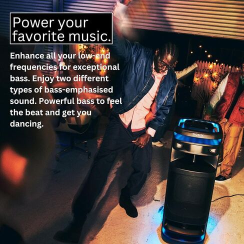 Sony SRSULT1000 ULT Tower 10 Party Speaker (Black, 2-Pack) Bundle with Pro Audio BMP-4 Wired Unidirectional Dynamic Microphone (Black, 2-Pack) (4 Items) in Kuwait