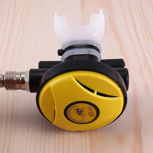 Scuba Diving Diver Regulator Diving Snorkel Tube Snorkeling Equipment Pressure Reducer 2Nd Dive Diving Regulator-Yellow in Kuwait