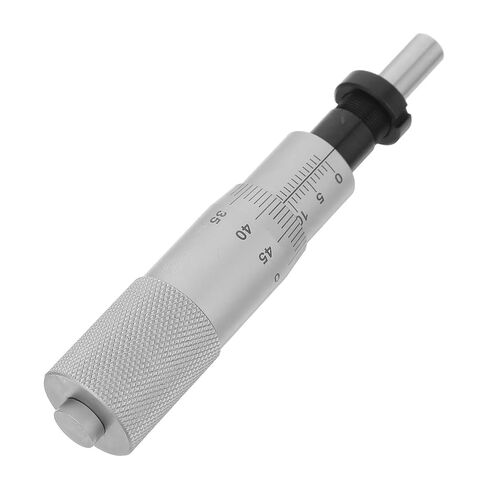 Generic Precision Micrometer Head 0-25mm with Flat Tip for Bore and Electronic Components Measurement, Aluminum Alloy, Compact and Portable Workshop Precision Instrument for Metalworking in Kuwait