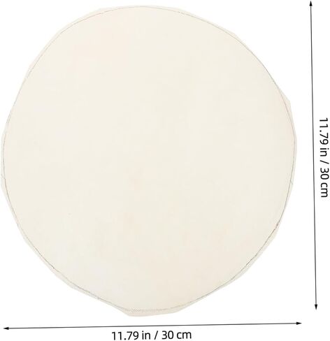 Milisten 2Pcs Goat Skin Rawhide Drum 11.81In Replacement for Djembe Darbuka Doumbek Frame Percussion Instruments Acoustic Repair in Kuwait