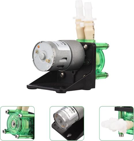 Peristaltic Dosing Pump Large Flowrate SelfPriming for Aquarium Lab Analysis 700mL/min DC24V L Panel Style for Experiment, Pharmaceutical (24V) in Kuwait