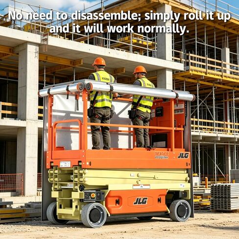 غطاء رفع المقص، يناسب JLG، وGenie، وUpright، وSkyjack، وغيرها من العلامات التجارية. مصنوع من قماش أكسفورد 600D عالي التحمل ومقاوم للماء، ويمكن استخدامه بدون تفكيك. (75 طولًا × 34 عرضًا × 87 ارتفاعًا) in Kuwait