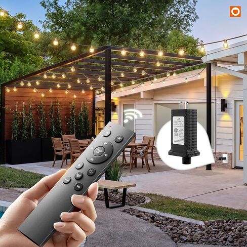 addlon Replacement Adapter and Remote Control for String Ligts 12W Black, Only Compatible with Our String Lights in Kuwait