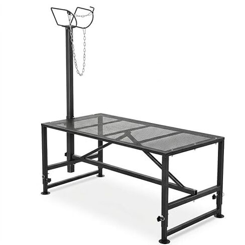 Generic Goat Rack Black, Premium Durable Goat Hay Rack Feeder, Reliable Wall-Mounted Feeding Solution, Heavy Duty Metal Design, Ideal for Stable and Farm Use in Kuwait