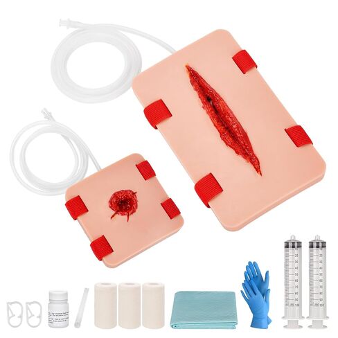 Wearable Bullet & Laceration Wound Packing Training Kit, Stop the Bleeding Training Kit for Wound Dressing Training in Kuwait