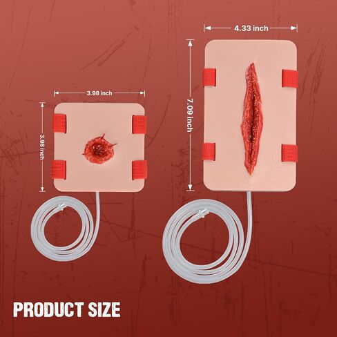 Wearable Bullet & Laceration Wound Packing Training Kit, Stop the Bleeding Training Kit for Wound Dressing Training in Kuwait