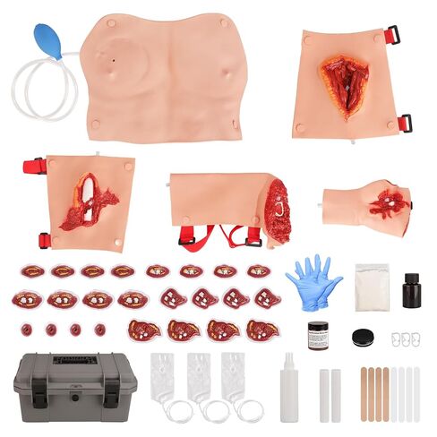 Advanced Military Casualty Simulation Kit, Trauma Simulation Kit, Emergency Training Moulage in Kuwait