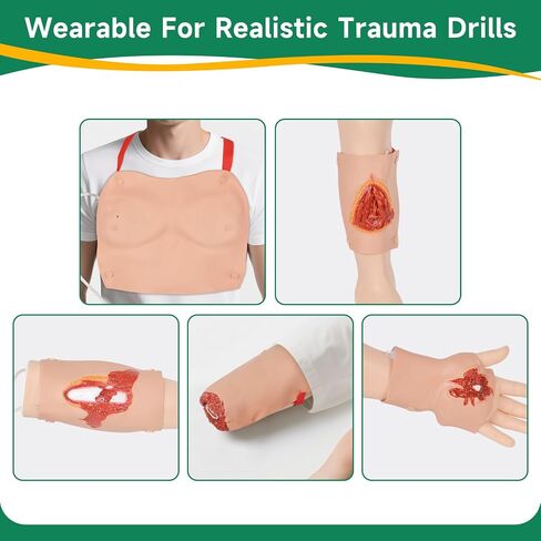 Advanced Military Casualty Simulation Kit, Trauma Simulation Kit, Emergency Training Moulage in Kuwait