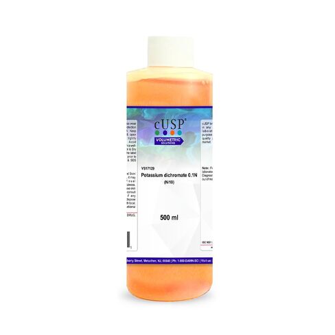 Potassium Dichromate 0.1N Volumetric Solution 500mL in Kuwait
