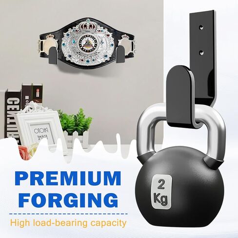 Wrestling Championship Belt Display Holder - Horizontal Wall Mount for Boxing & Martial Arts Belts, Title Belts Organizer Holder for Wall, WWE-Style Title Hanger in Kuwait