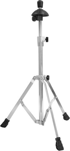 Earthtec Silver Folding Trombone Stand Retractable Height Adjustment, Triangular Stable Construction for Standard-sized Trombone in Saudi Arabia
