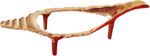 Brass shankh Stand Conch Shells Holder (5.2 inch) in Saudi Arabia