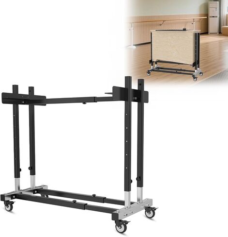 Adjustable Rolling Stand for Orff Instruments, with Locking Caster Wheels, Fits Major Brands of Xylophones & Metallophones in Kuwait