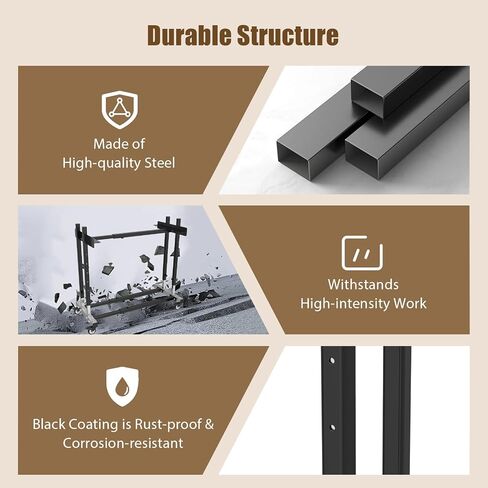 Adjustable Rolling Stand for Orff Instruments, with Locking Caster Wheels, Fits Major Brands of Xylophones & Metallophones in Kuwait