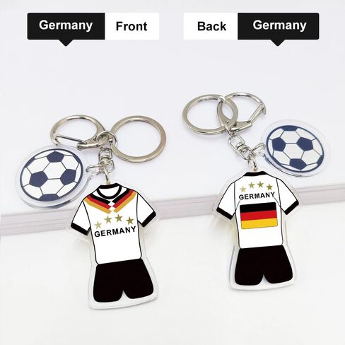2026 World Cup Fan Soccer Keychain - 2026 World Cup Fan Keychain, Soccer Fan Gift & Souvenir (2PCS) in Kuwait