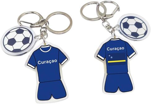 2026 World Cup Fan Soccer Keychain - 2026 World Cup Fan Keychain, Soccer Fan Gift & Souvenir (2PCS) in Kuwait