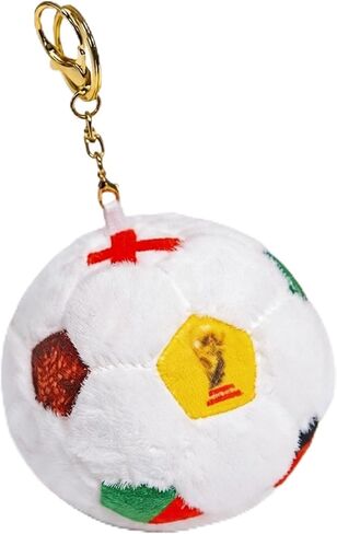 Soccer Keychain Gift Plush Bag Charm Soft Stuffed Football Key Ring Backpack Accessories Cute Sports Keychain Pendant in Kuwait