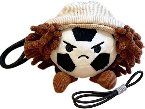 Soccer Keychain Gift Plush Bag Charm Soft Stuffed Football Key Ring Backpack Accessories Cute Sports Keychain Pendant in Kuwait