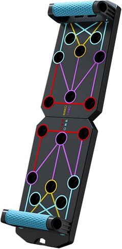15 in 1 push up board for men solid Home Workout Equipment for Chest & Arm Strength Training, Multi-Functional Pushup Stands System for Men & Women, Portable Fitness Equipment for Fat Burn & Muscle Building in Kuwait
