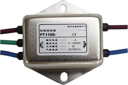 FT110D FT111D DC Power Filter 12V 24V car Audio Fever electromagnetic Purification Anti-Interference 220V(FT111D-20 Bolt Type) in Kuwait