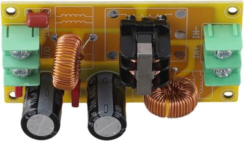 DC LC Power Supply Filter Module for EMI Electromagnetic Interference Suppression, Passive Inductor Capacitor Circuit, FR4 PCB, Common Mode & Secondary Filtering for Auto, Motorcycle, DC Systems(20A) in Saudi Arabia