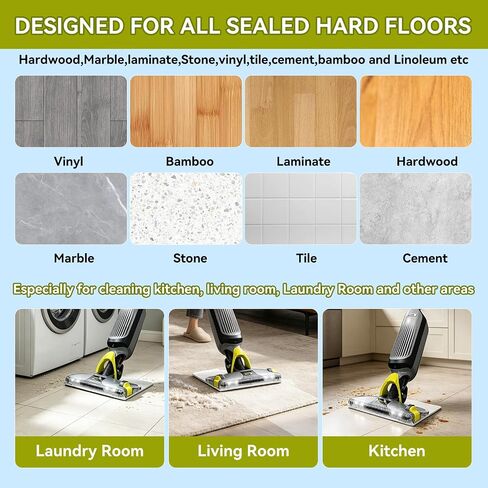 20 Pack for Disposable Shark Vacmop Replacement Pads, for Shark Vacmop Pro Vm252 Vm251 Vm250 Vm200 Vm190 Vc205 Qm250 Vm200p12 Vmp30 Vmp10 Vmp16 Model, for All Hard Floor Cleaning. in Saudi Arabia