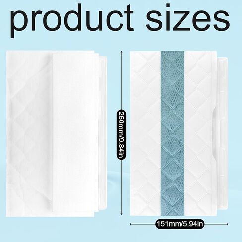 Disposable Hard Floor Pad Refills, Compatible with Shark VACMOP Pro VM252 VM251 VM250 VM200 VC205 QM250 VM190 VM200P12 VMP30 for use on All Sealed Floors (10 Pack) in Kuwait