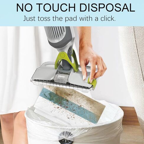 Disposable Hard Floor Pad Refills, Compatible with Shark VACMOP Pro VM252 VM251 VM250 VM200 VC205 QM250 VM190 VM200P12 VMP30 for use on All Sealed Floors (10 Pack) in Kuwait