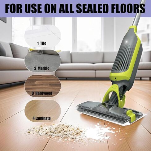 Disposable Hard Floor Pad Refills, Compatible with Shark VACMOP Pro VM252 VM251 VM250 VM200 QM250 VM190 VM200P12 VMP30 for use on All Sealed Floors （10 Pack） in Saudi Arabia