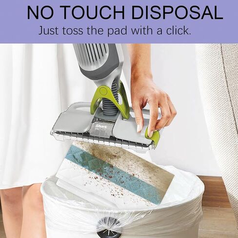 Disposable Hard Floor Pad Refills, Compatible with Shark VACMOP Pro VM252 VM251 VM250 VM200 QM250 VM190 VM200P12 VMP30 for use on All Sealed Floors （10 Pack） in Saudi Arabia