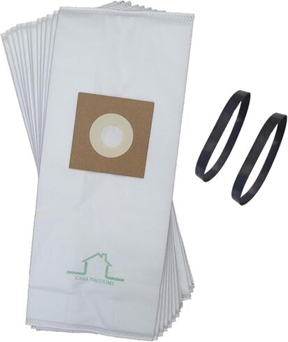 12 كيس HEPA + 2 حزام متوافق مع Sanitaire PROFESSIONAL تستقيم مع أدوات SL4110A خفيفة الوزن، تستقيم، صناعية، مكنسة كهربائية. 12 كيس BU (2922) + 2 حزام B (2923) in Kuwait