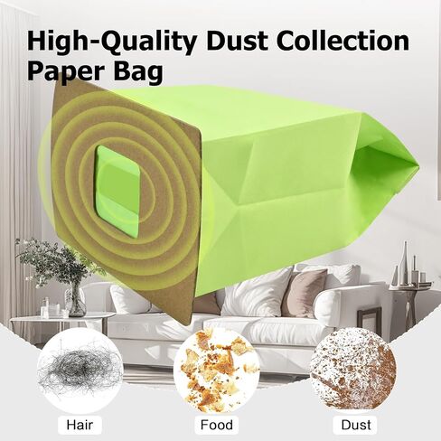 أكياس مكنسة كهربائية صغيرة الحجم من نوع PKBB12DW، 10 عبوات، متوافقة مع نماذج Oreck XL Buster B والمغنيسيوم والنماذج التجارية (BB180، BB280، BB850، BB870، BB900، BB1000، MV160، CC1600) in Kuwait