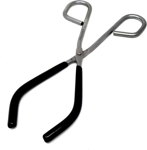 A2Z Stainless Stainless Steel Beaker Tongs, High Temperature Resistant Laboratory Beaker Holder with Open Grip Design, Durable and Heat Resistant Clamp for Handling of Hot Beakers in Kuwait